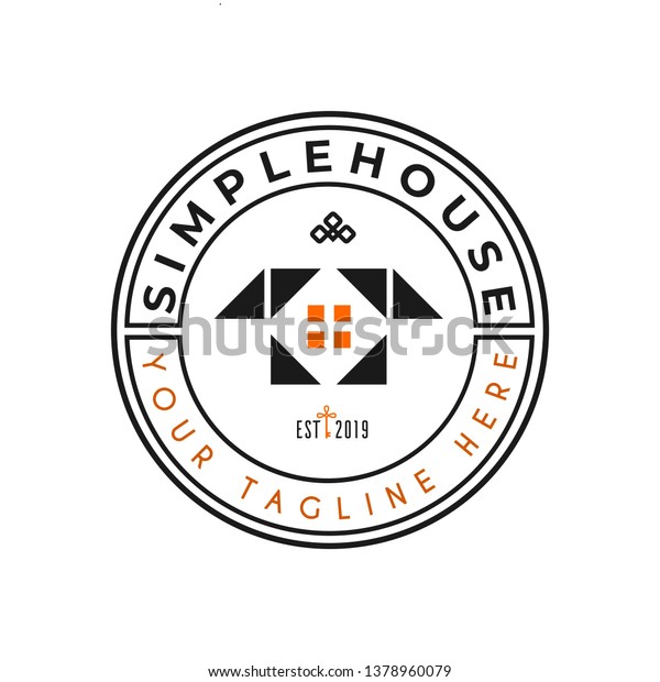 Triangle House Logo Design Emblem Template Stock Vector (Royalty Free) 1378960079 Shutterstock