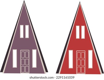 A triangle house is a type of dwelling that has a triangular shape, with three sides and a peaked roof that comes to a point at the top. It is a unique and modern architectural design that can be buil