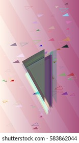 triangle icon background