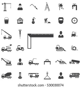 Triangle icon. Construction icons universal set for web and mobile