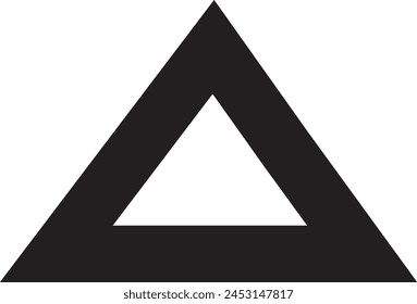Triangle icon design eps 10