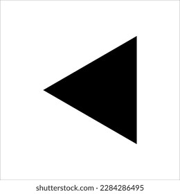 icono de triángulo , diseño de triángulo, aislado en fondo blanco.
