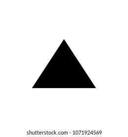 triangle icon. Element of minimalistic icon for mobile concept and web apps. Signs and symbols collection icon for websites, web design, mobile app on white background