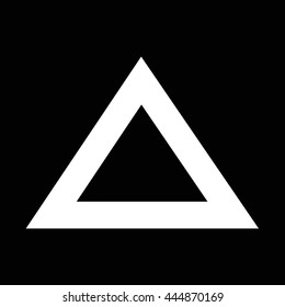 Triangle Icon Illustration design
