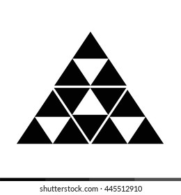 Triangle Icon Illustration design 