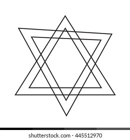 Triangle Icon Illustration design 