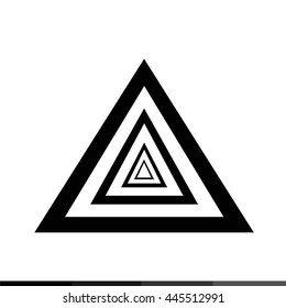 Triangle Icon Illustration design