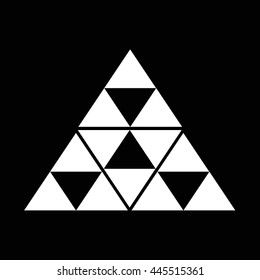 Triangle Icon Illustration design 