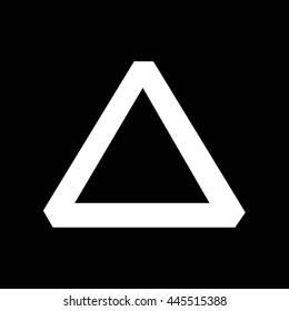 Triangle Icon Illustration design