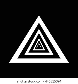 Triangle Icon Illustration design