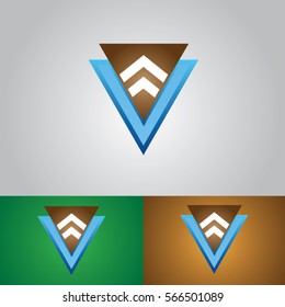 triangle icon logo business