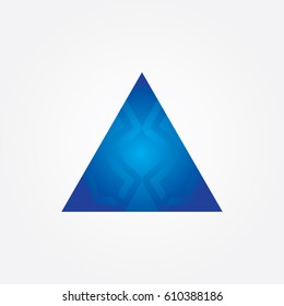 triangle icon to logo company