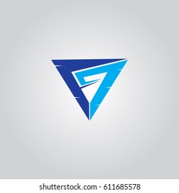 triangle icon to logo company
