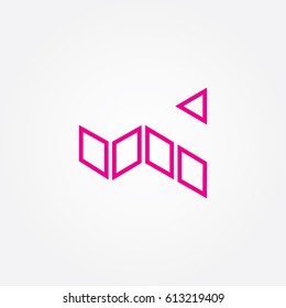 triangle icon to logo company