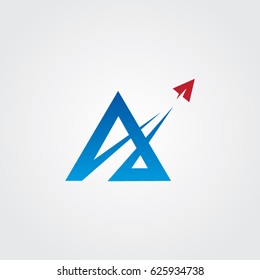 triangle icon to logo company