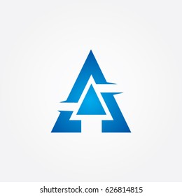 triangle icon to logo company