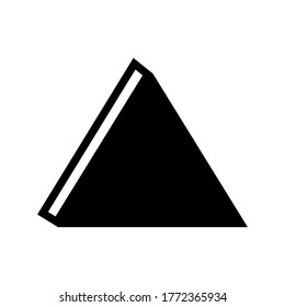 triangle icon or logo isolated sign symbol vector illustration - high quality black style vector icons
