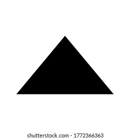 triangle icon or logo isolated sign symbol vector illustration - high quality black style vector icons
