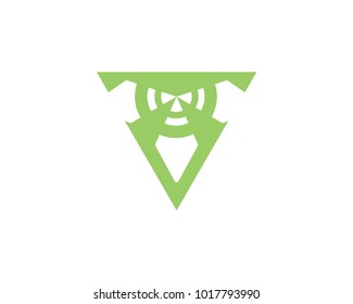 triangle icon logo vector template