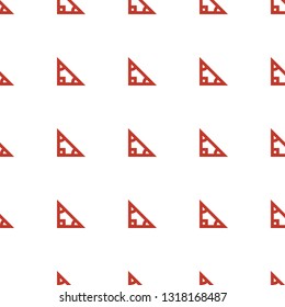 triangle icon pattern seamless white background. Editable filled triangle icon. triangle icon pattern for web and mobile.
