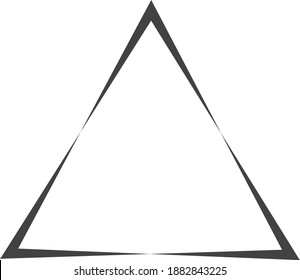 
Triangle Icon. Shape Illustration 
as an Elegant Vector Icon and Perfect 
Symbol for Design, Websites, 
Presentation or Application.