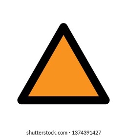 Triangle Icon. Shape Illustration As A Simple Vector Sign & Trendy Symbol for Design, Websites, Presentation or Application.