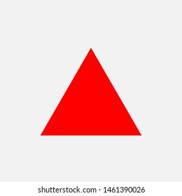 Triangle Icon. Shape Illustration As A Simple Vector Sign & Trendy Symbol for Design, Websites, Presentation or Application.