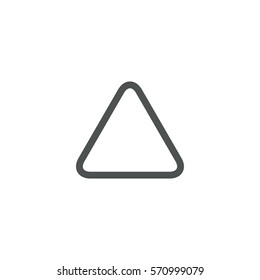 Triangle Icon. Sign Design