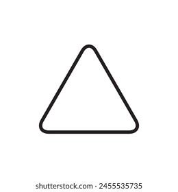 triangle icon. sign design flat trendy style illustration for web and app..eps