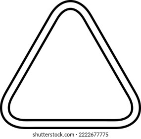 triangle icon. sign design vector illustration on white background..eps
