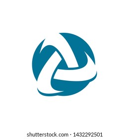 triangle icon vector design illustration template