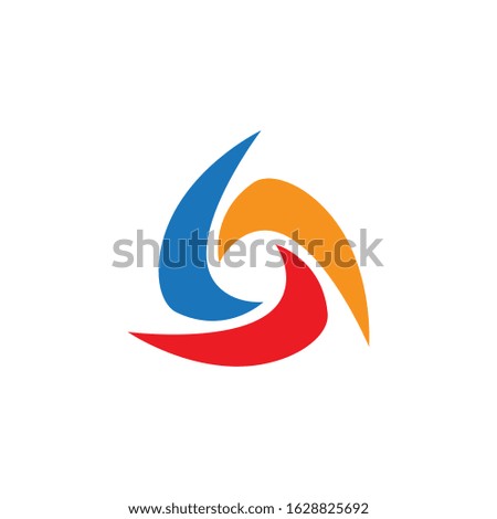 triangle icon vector design illustration template