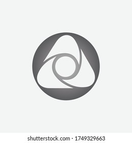Triangle Icon Vector  Design Template  Illustration