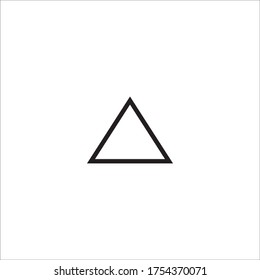 triangle icon vector design template