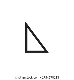 triangle icon vector design template