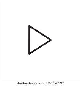 triangle icon vector design template