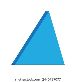triangle icon vector illustration design template