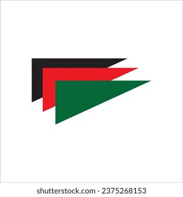 TRIANGLE ICON VECTOR ILLUSTRATION SYMBOL DESIGN