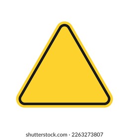 Triangle Icon Vector on white background. Flat and Trendy Sign Symbol Illustration. simple icon