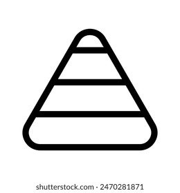 Triangle Icon Vector Symbol Design Illustration