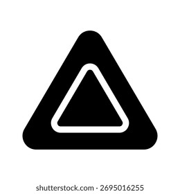 Triangle Icon Vector Symbol Design Illustration