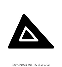 Triangle Icon Vector Symbol Design Illustration