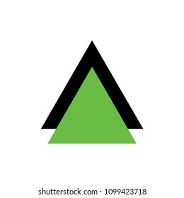 Triangle icon vector symbol sign