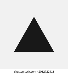 Triangle icon vector symbol sign