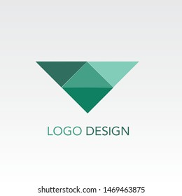 triangle icons on white background