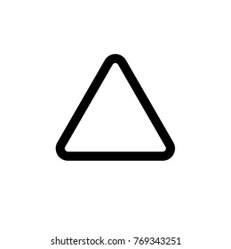  triangle icon,vector illustration. Flat design style. vector triangle icon illustration isolated on White background, triangle icon Eps10. triangle icons graphic design vector symbols.