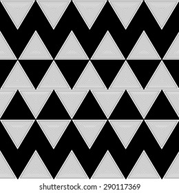 Triangle illusion pattern zigzag background