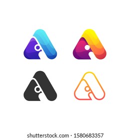Triangle Illustration Vector Template. Suitable for Creative Industry, Multimedia, entertainment, Educations, Shop, and any related business.