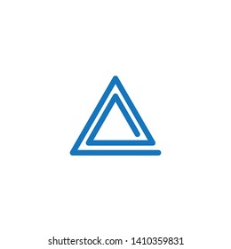 Triangle ilustration Logo vector Template