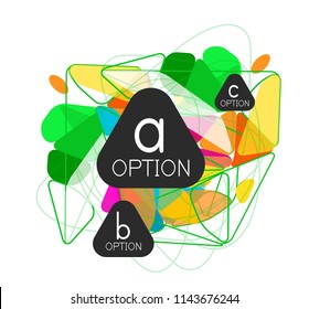 Triangle infographics design layout, trendy abstract background layout template for info business presentation, options app wallpaper banner, poster or wallpaper. Vector illustration